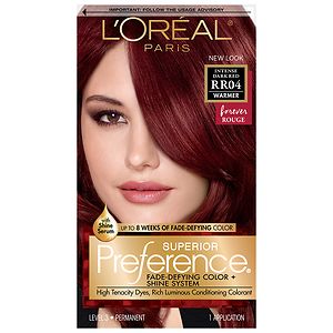 L'Oreal Paris Preference Permanent Hair Color Intense Dark Red RR-04