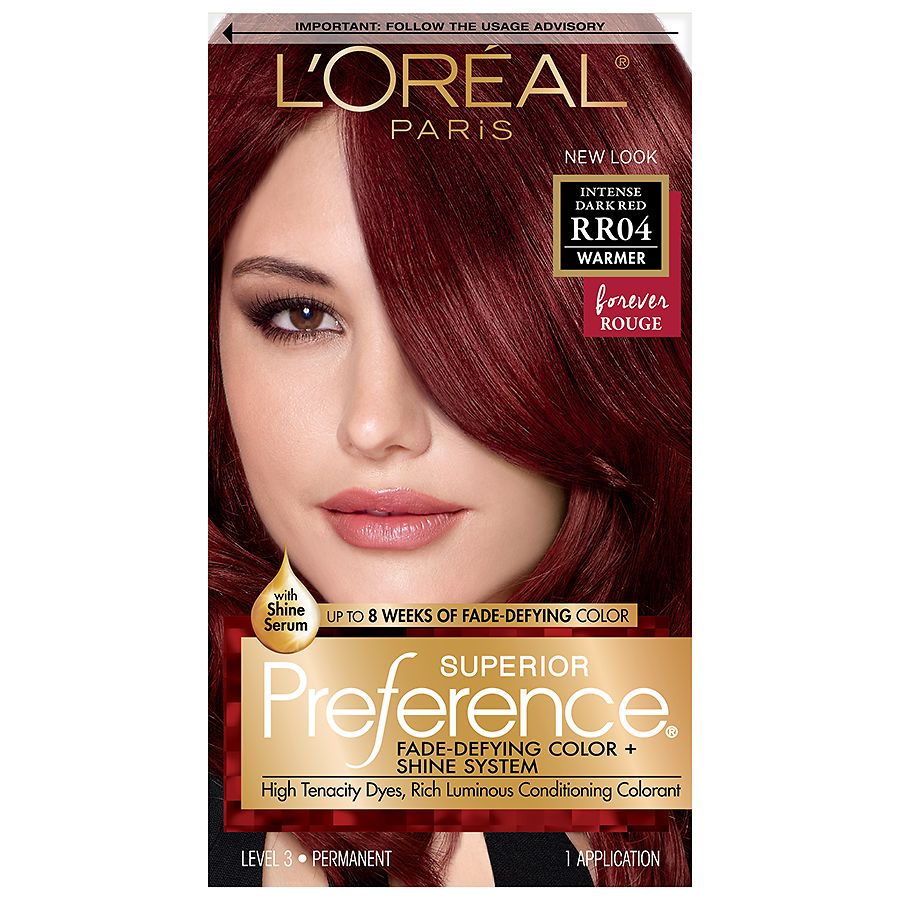 L'Oreal Paris Superior Preference Permanent Hair Color,Intense Dark Red