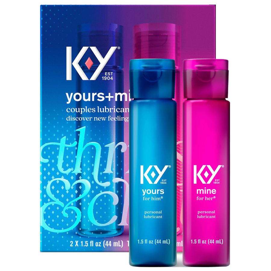 K Y Yours Mine Couples Lubricants Walgreens