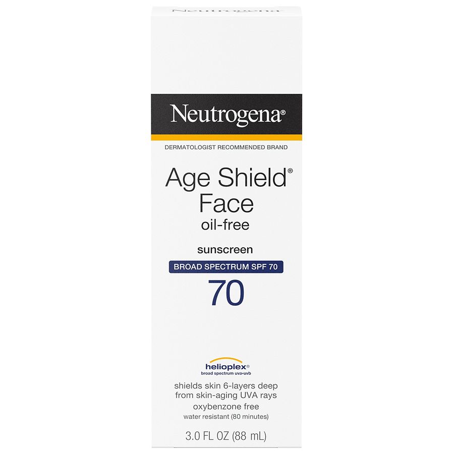 Photo 1 of Age Shield Face Oil-Free Sunscreen SPF 70
