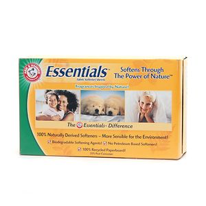 Arm & Hammer Essentials Softener Sheets, Mountain Rain