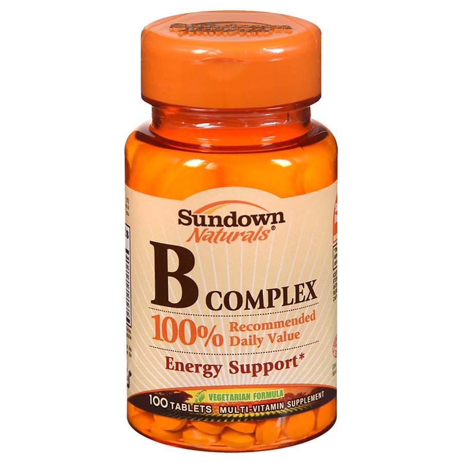 Sundown Naturals B Complex Multivitamin Supplement Tablets Walgreens