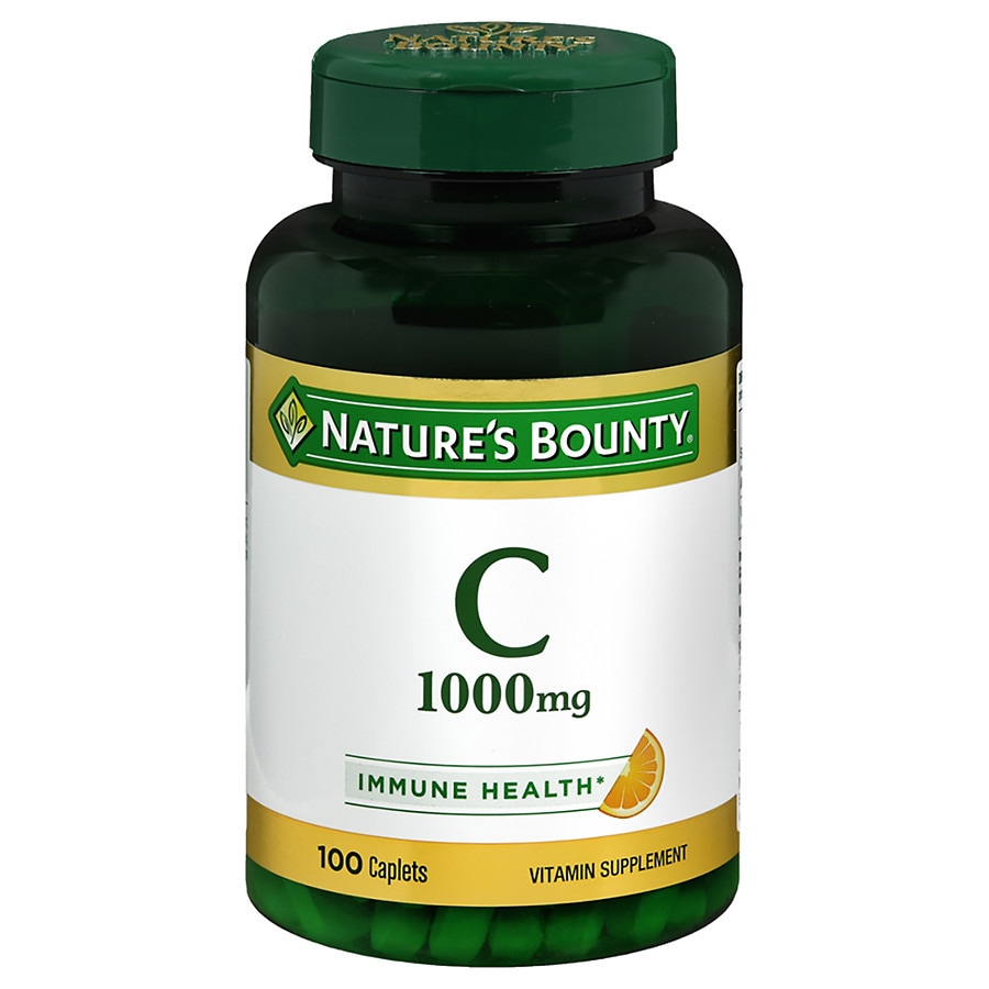 Nature S Bounty Pure Vitamin C 1000mg Caplets Walgreens