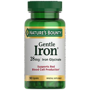 Nature's Bounty Gentle Iron, 28mg, Capsules