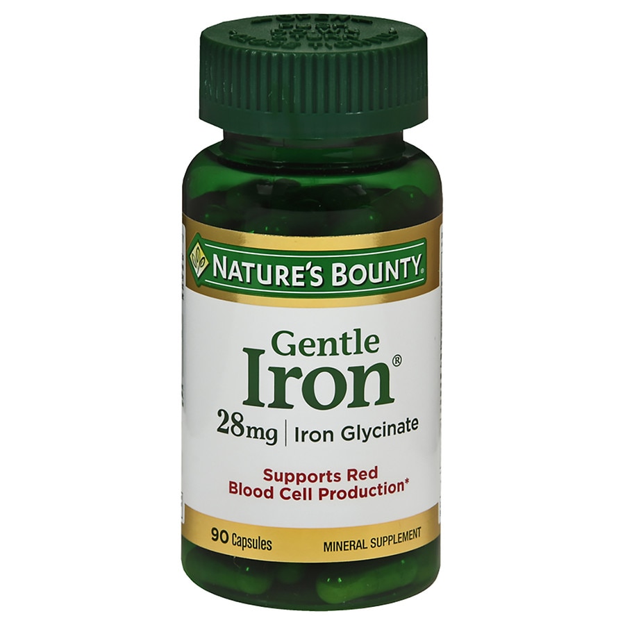 Nature&#39;s Bounty Gentle Iron, 28mg, Capsules | Walgreens