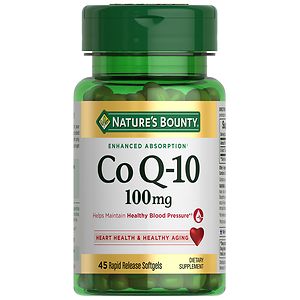 Nature's Bounty Q-Sorb CoQ10, 100mg, Softgels