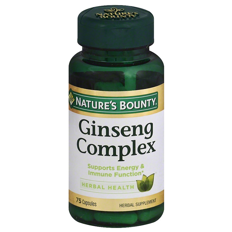 Nature's Bounty Ginseng Complex Capsules | Walgreens