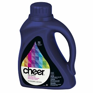 Cheer Stay Colorful Liquid Laundry Detergent, 32 Loads Fresh Clean  Scent