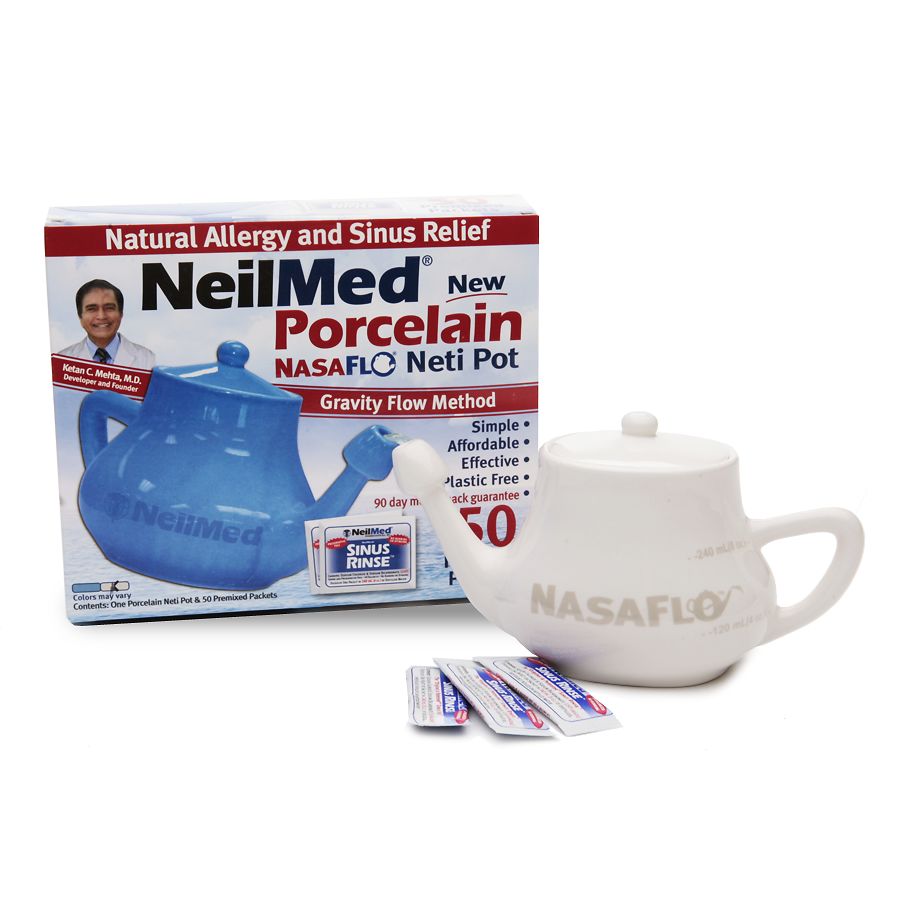 NeilMed Nasaflo Porcelain Neti Pot Walgreens