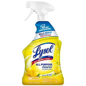 Lysol Disinfectant All Purpose Cleaner 4 in 1 Spray Lemon Breeze