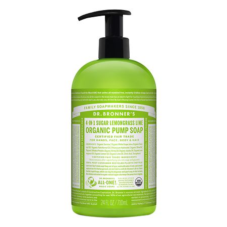 Dr. Bronner's Body Soap Lemongrass Lime