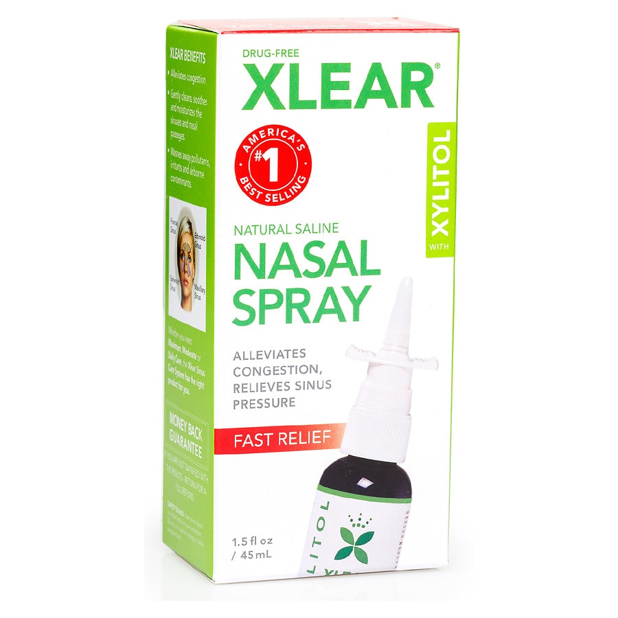 Xlear Natural Saline Nasal Spray With Xylitol Walgreens