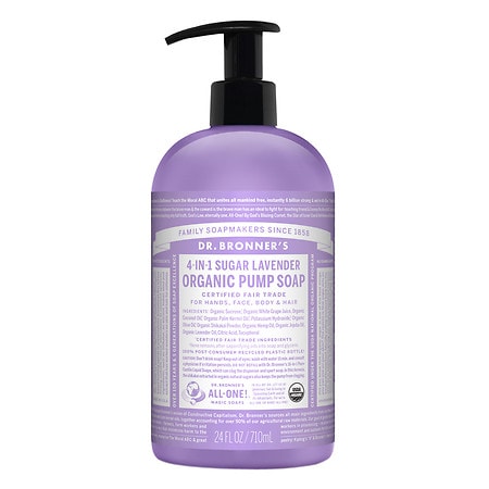 Dr. Bronner's Magic Organic Fair Trade Shikakai Soap Lavender