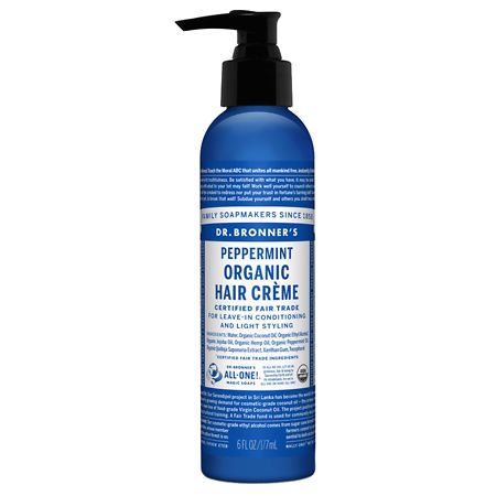 Dr. Bronner's Peppermint Organic hair Creme