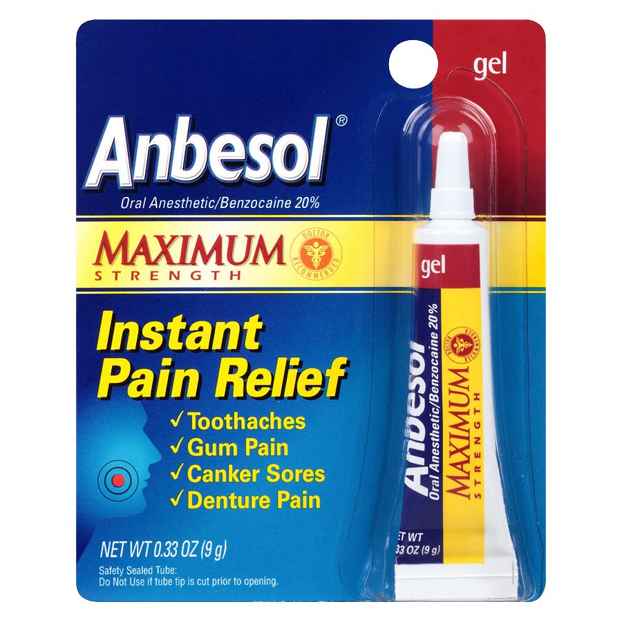 Anbesol Oral Anesthetic Gel Walgreens