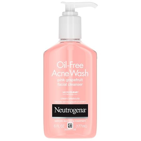 Neutrogena Oil-Free Pink Grapefruit Acne Wash Face Scrub - 6.0 fl oz