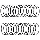 Scunci Black No Damage Elastics Medium Black