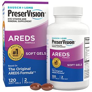 PreserVision Eye Vitamin and Mineral Supplement Soft Gels