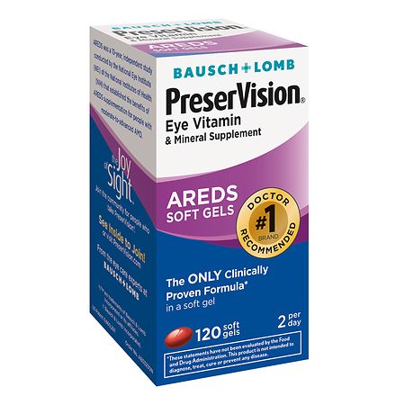 PreserVision Eye Vitamin and Mineral Supplement Soft Gels - 120 ea