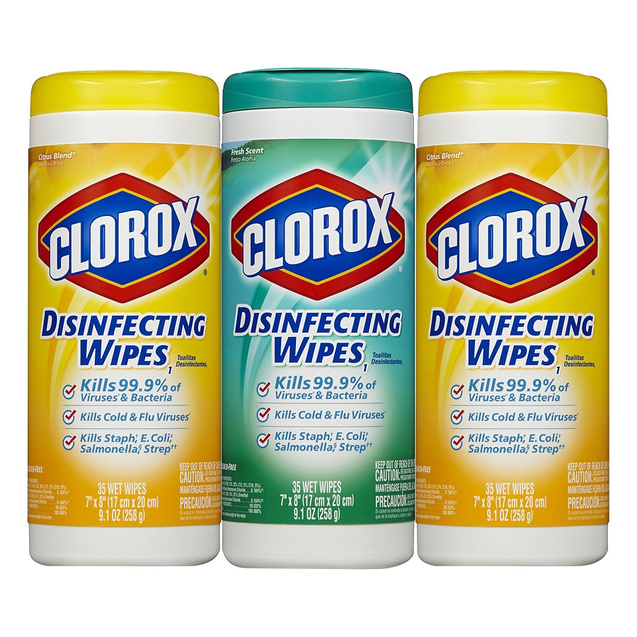 Clorox Disinfecting Wipes Value Pack Fresh Scent & Citrus Blend | Walgreens