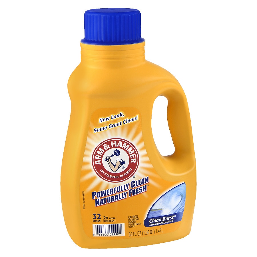 Arm & Hammer 2x Concentrated Liquid Laundry Detergent Clean Burst