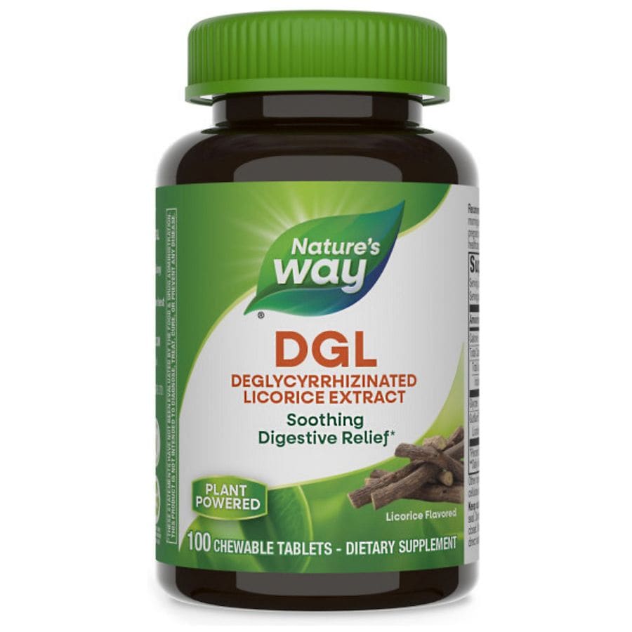 Enzymatic Therapy DGL Deglycyrrhizinated Licorice, Tablets Walgreens