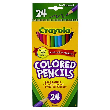 Adult Coloring Professional Coloring Kit 24Count Gift Crayola Artist Gel Colored Pencils Set Assorted 