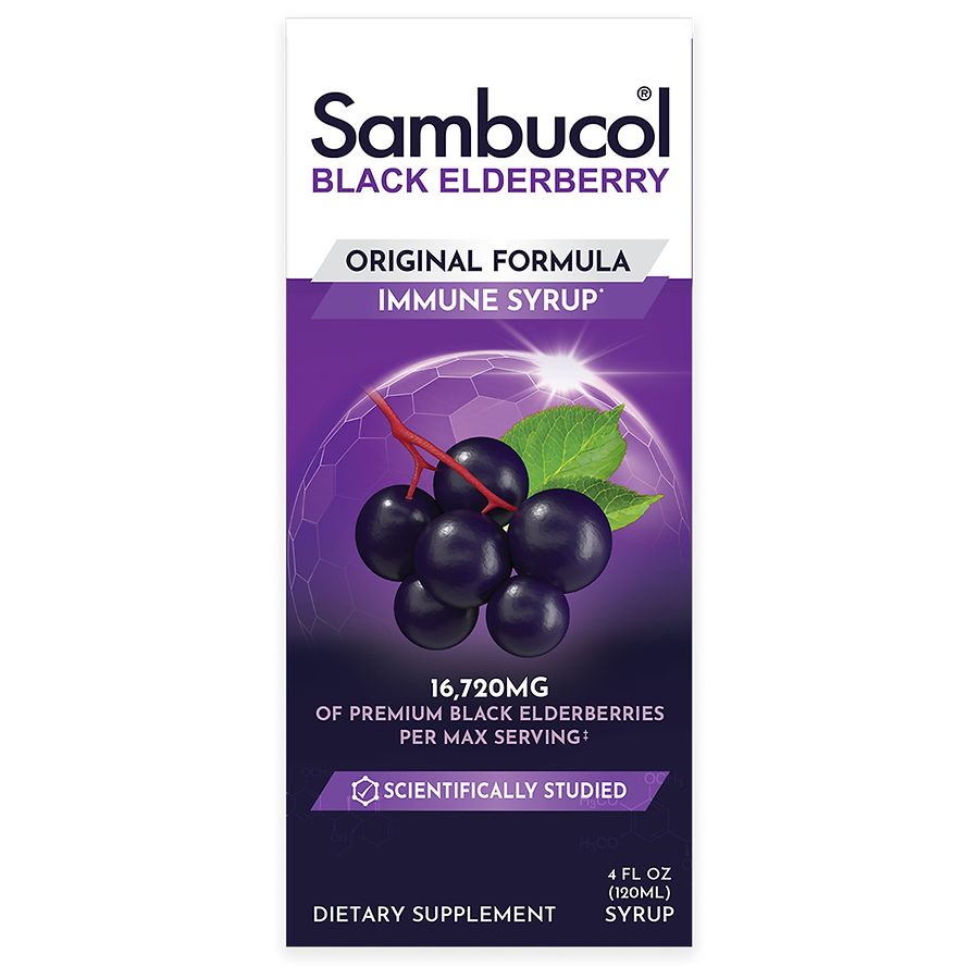 Sambucol Black Elderberry Immune System Support, Original Formula