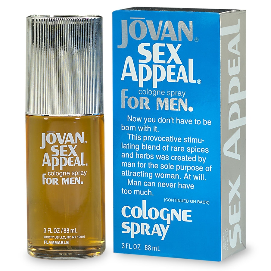 Jovan Sex Appeal For Men Cologne Spray Walgreens 3092