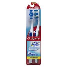 Colgate 360 Toothbrush with Tongue and Cheek Cleaner Soft | Walgreens