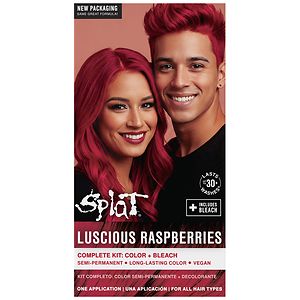 Splat Rebellious Colors Complete Hair Color Kit Luscious Raspberries