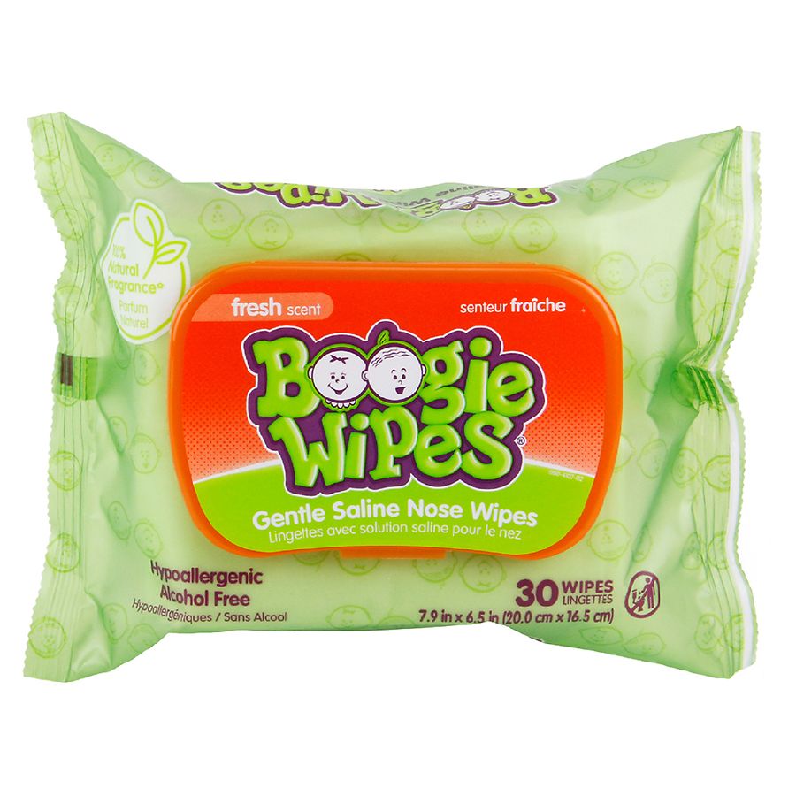 Boogie Wipes Gentle Saline Wipes for 