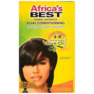 Africa's Best Organics Herbal Intensive Dual Conditioning No-Lye Relaxer System Regular