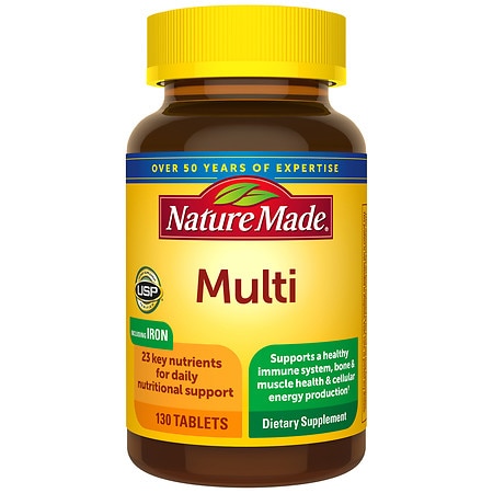 Nature Made Multivitamin Tablets With Iron Walgreens