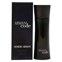 armani black code set