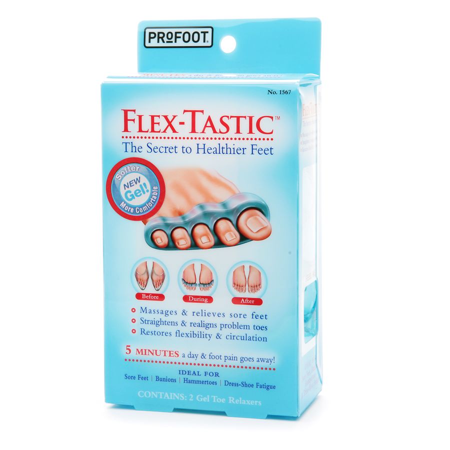 Profoot Care Flex Tastic Gel Toe Relaxers Walgreens
