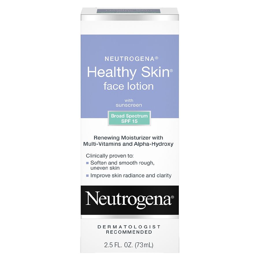 Neutrogena Healthy Skin Face Lotion With Spf 15 Multivitamin Facial