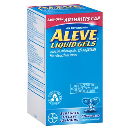 What are the dosage recommendations for Aleve?