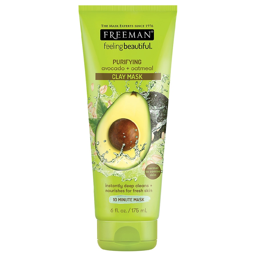  Freeman Feeling Beautiful Avocado + Oatmeal Clay Mask Avocado & Oatmeal 