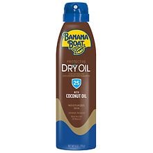 banana boat dry oil sunscreen