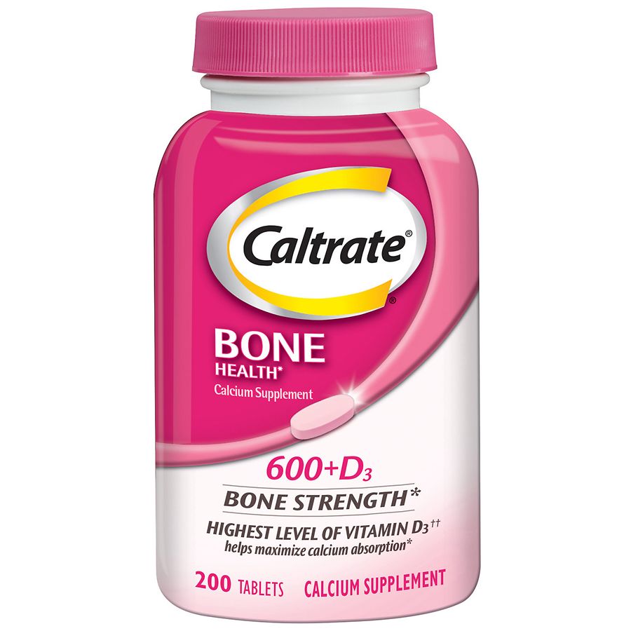 Photo 1 of Caltrate 600+ D Calcium Supplement, Tablets - 200 count -- EXP 01/2023