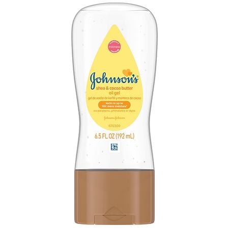 Johnson's Baby Oil Gel With Shea & Cocoa Butter Cocoa Butter - 6.5 fl oz