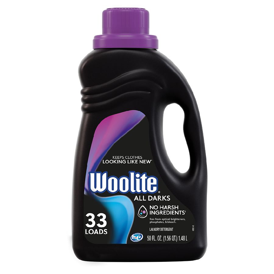 Photo 1 of Woolite Darks With Color Renew Laundry Detergent Midnight Breeze, 33 Loads