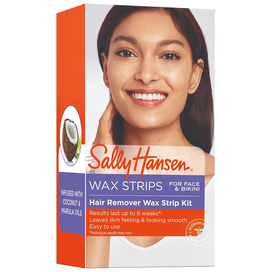 Sally Hansen Hair Remover Wax Strip Kit Walgreens