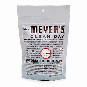 Mrs. Meyer's Clean Day Automatic Dishwashing Packs Lavender,20 Loads