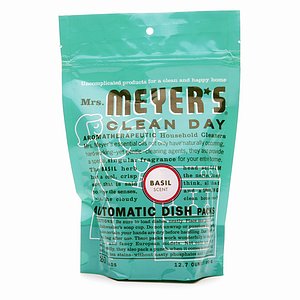 Mrs. Meyer's Clean Day Automatic Dishwashing Packs Basil,20 Loads