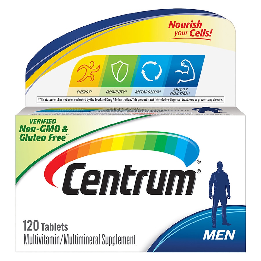  Centrum Men, Complete Multivitamin & Multi-mineral Supplement Tablet 