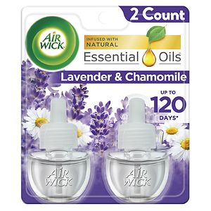 Air Wick Scented Oil Refills 2 Pack Relaxation, Lavender & Chamomile