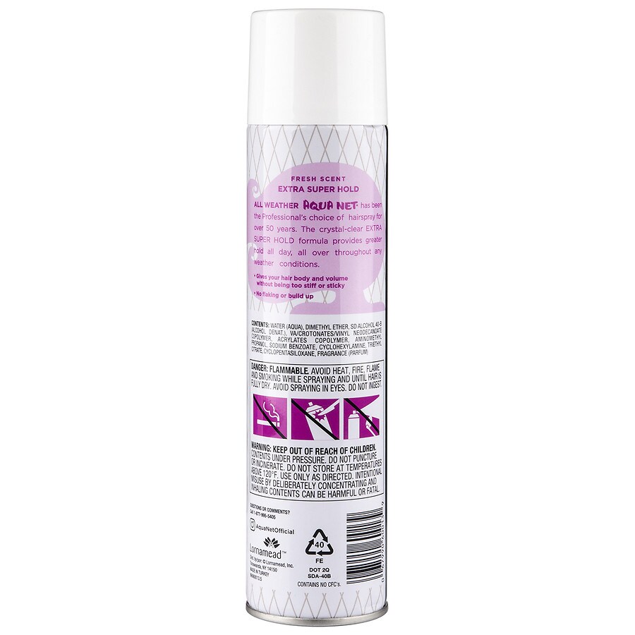 Aqua Net Professional Hair Spray Extra Super Hold Scented Walgreens