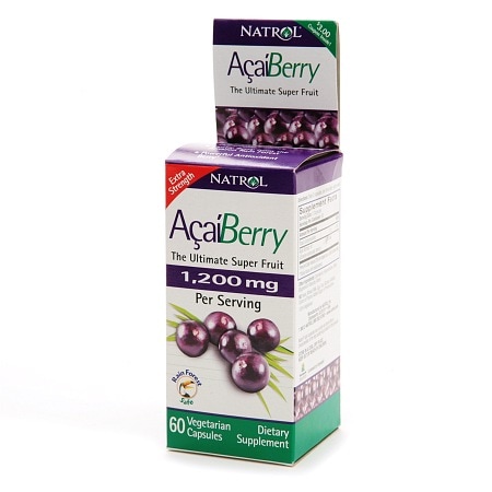 Natrol Acai Berry Diet Dietary Supplement Capsules Reviews